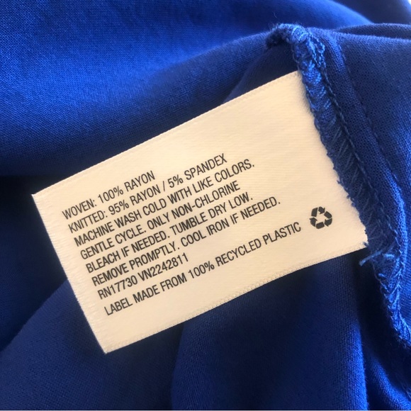 Merona Royal Blue Sleeveless Top Size XXL - Picture 12 of 12